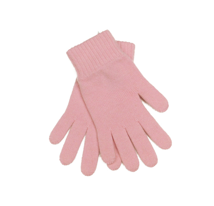 Ladies Pure Cashmere Gloves - Deep Reds and Pinks - Handcrafted in Hawick, Scotland