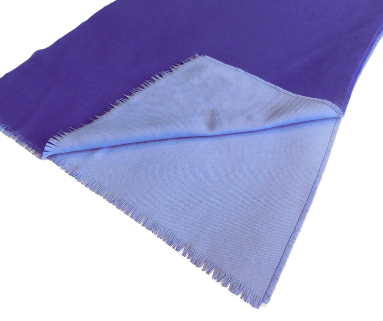 Pure Cashmere Reversible Lightweight Wrap / Stole - The ultimate in luxury - Woven in Scotland