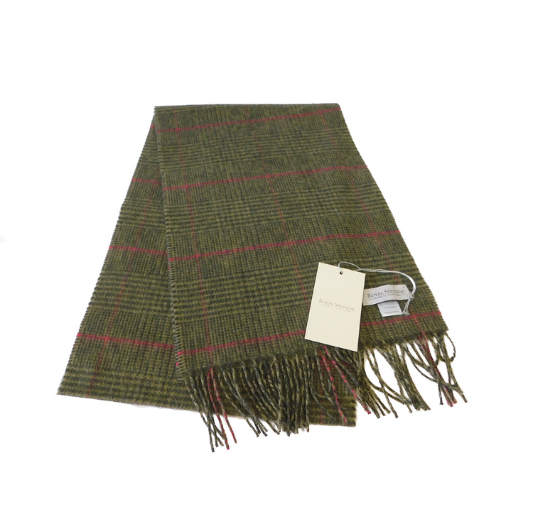 Pure Cashmere Classic Check Scarf - Various Checks - Handcrafted in the Scottish Highlands
