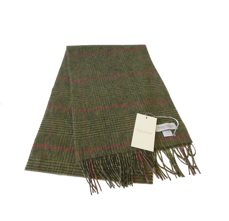 Pure Cashmere Classic Check Scarf - Various Checks - Handcrafted in Elgin, Scotland