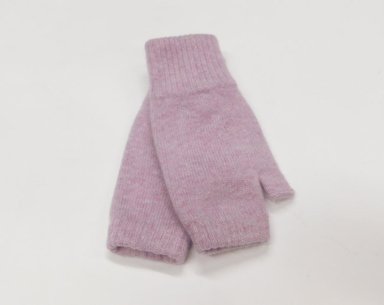 Pure Cashmere Wrist Warmers - Fingerless Mitt style with thumb - Various colours available - Made in Hawick, Scotland