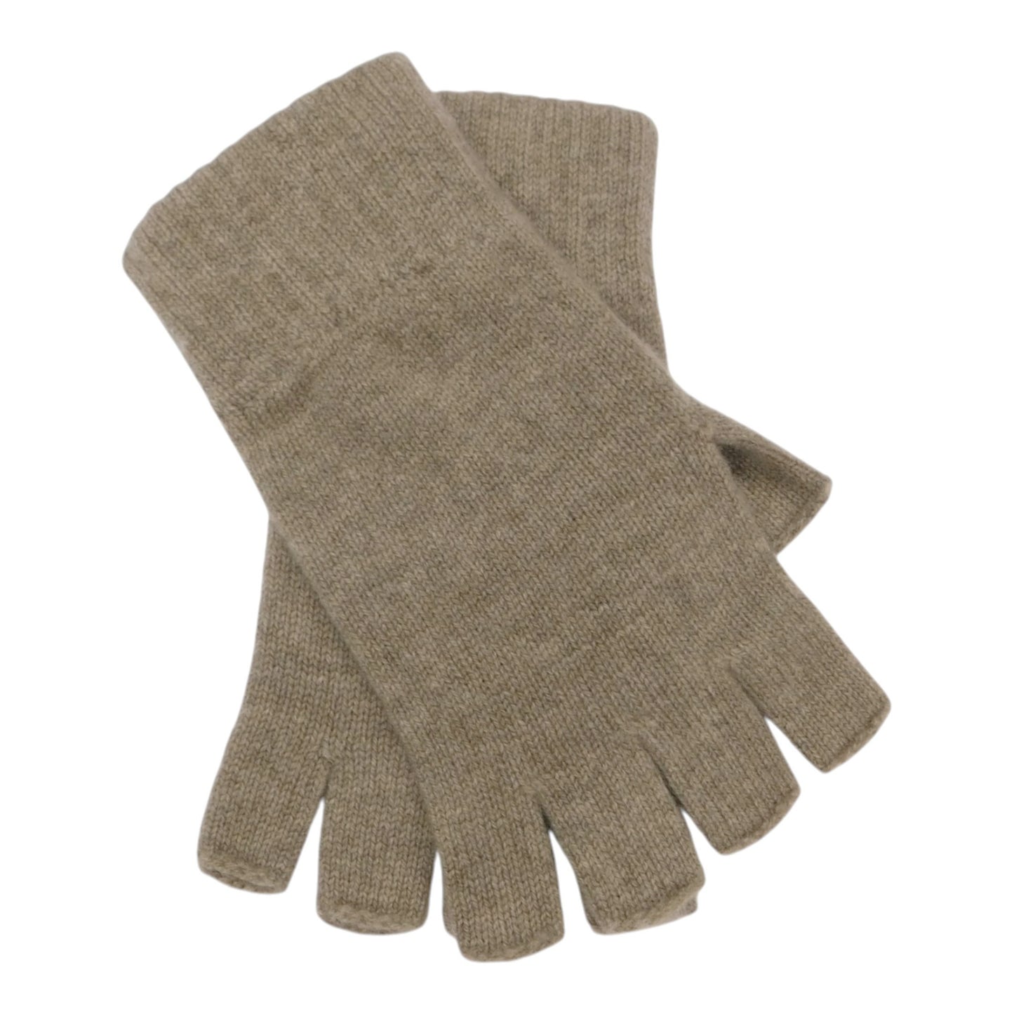 Men’s Pure Cashmere Fingerless Gloves — Keystone Thumb | Handcrafted in Hawick
