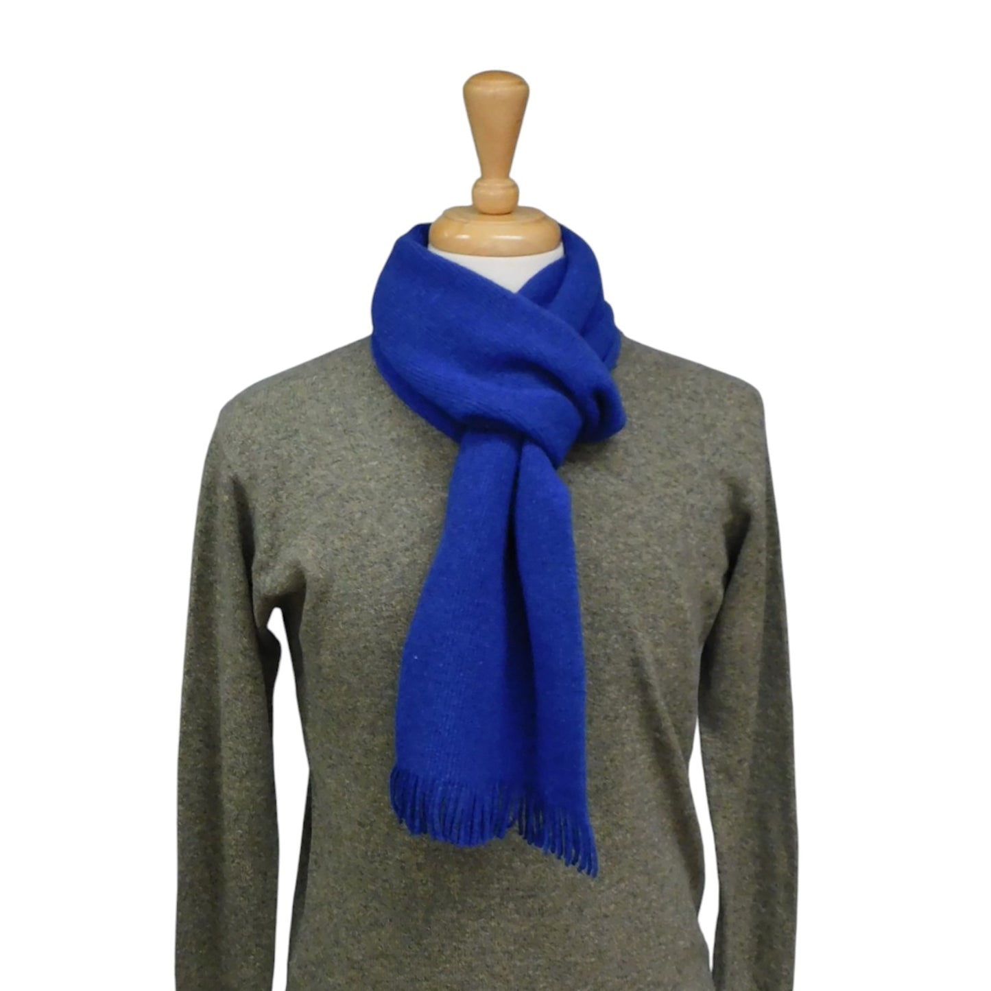 Lambswool Plain Scarf — Warp-Knitted in Hawick, Scotland