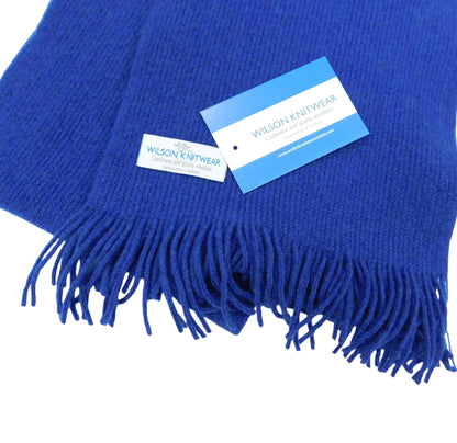 Lambswool Plain Scarf — Warp-Knitted in Hawick, Scotland
