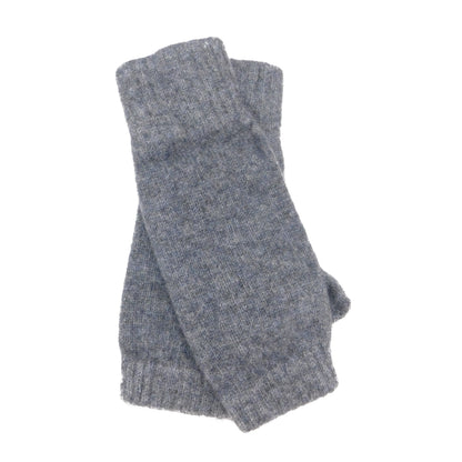 Ladies Pure Cashmere Wristwarmers - Fingerless Mitt style with thumb - Handcrafted in Hawick, Scotland