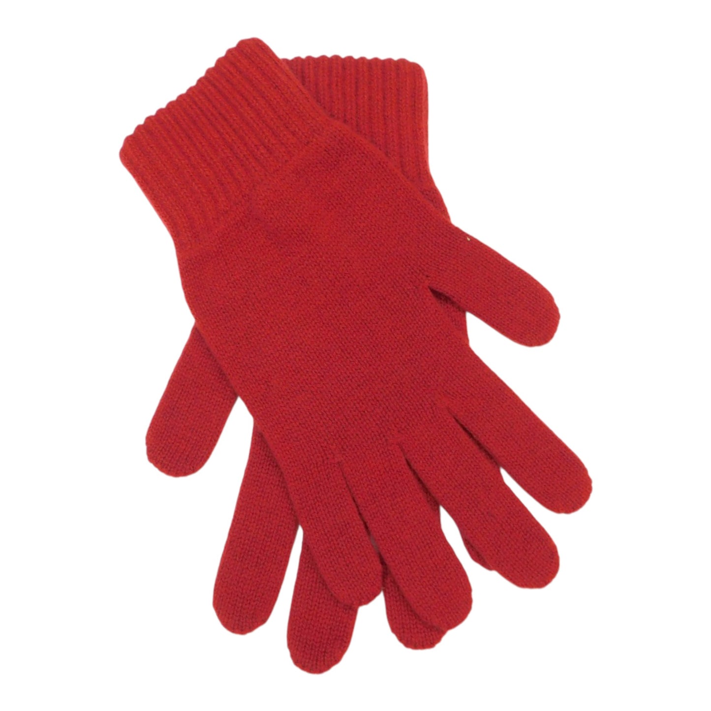 Ladies Pure Cashmere Gloves — Ribbed Cuff | Handcrafted in Hawick