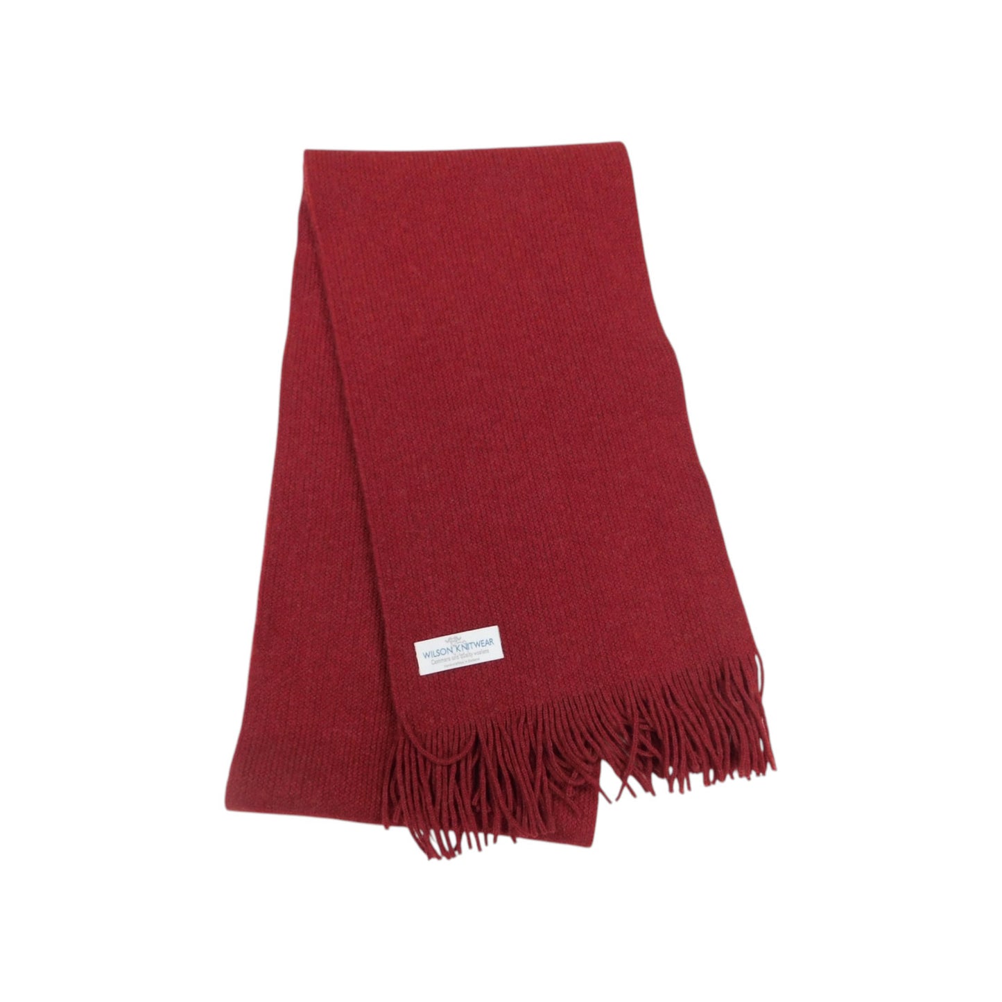 Lambswool Plain Scarf — Warp-Knitted in Hawick, Scotland
