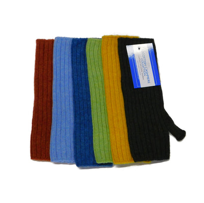 Ladies Lightweight Wide Rib Cashmere Wristwarmers — Keystone Thumb | Handcrafted in Hawick