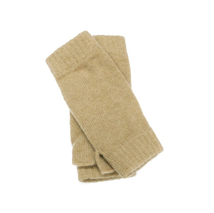 Ladies Pure Cashmere Wristwarmers - Fingerless mitt style with separate thumb - Reds, Burgundys and Neutrals - Handcrafted in Hawick, Scotland