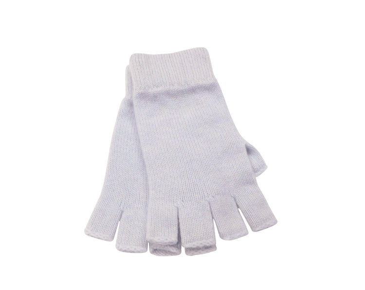 Ladies Pure Cashmere Fingerless Gloves with Keystone Thumb  - Handcrafted in Hawick, Scotland
