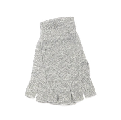Mens Pure Cashmere Fingerless Gloves - Handcrafted in Hawick, Scotland