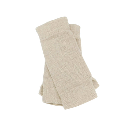Ladies Pure Cashmere Wristwarmers - Fingerless mitt style with separate thumb - Reds, Burgundys and Neutrals - Handcrafted in Hawick, Scotland