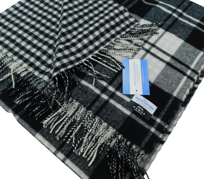 Reversible Lambswool Stole / Wrap — Woven in the Scottish Highlands