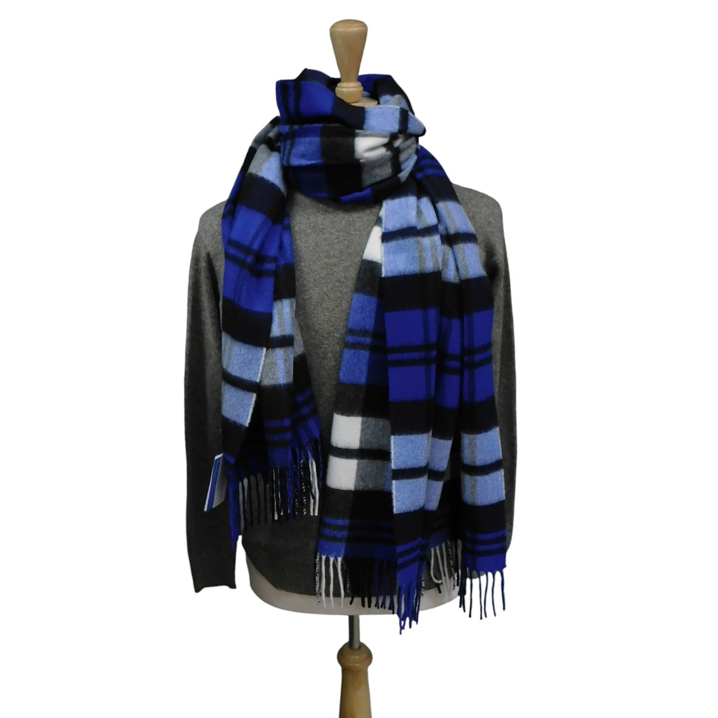 Écharpe / étole tartan en cachemire pur - Le summum du luxe - Tissé en Écosse 