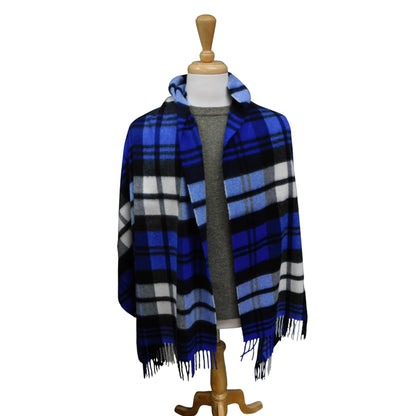 Écharpe / étole tartan en cachemire pur - Le summum du luxe - Tissé en Écosse 
