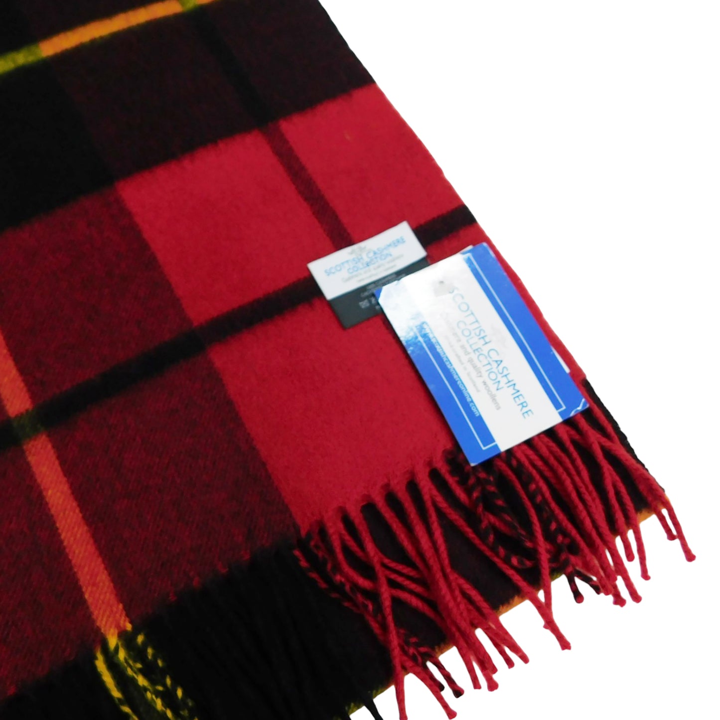 Écharpe / étole tartan en cachemire pur - Le summum du luxe - Tissé en Écosse 