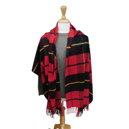 Écharpe / étole tartan en cachemire pur - Le summum du luxe - Tissé en Écosse 