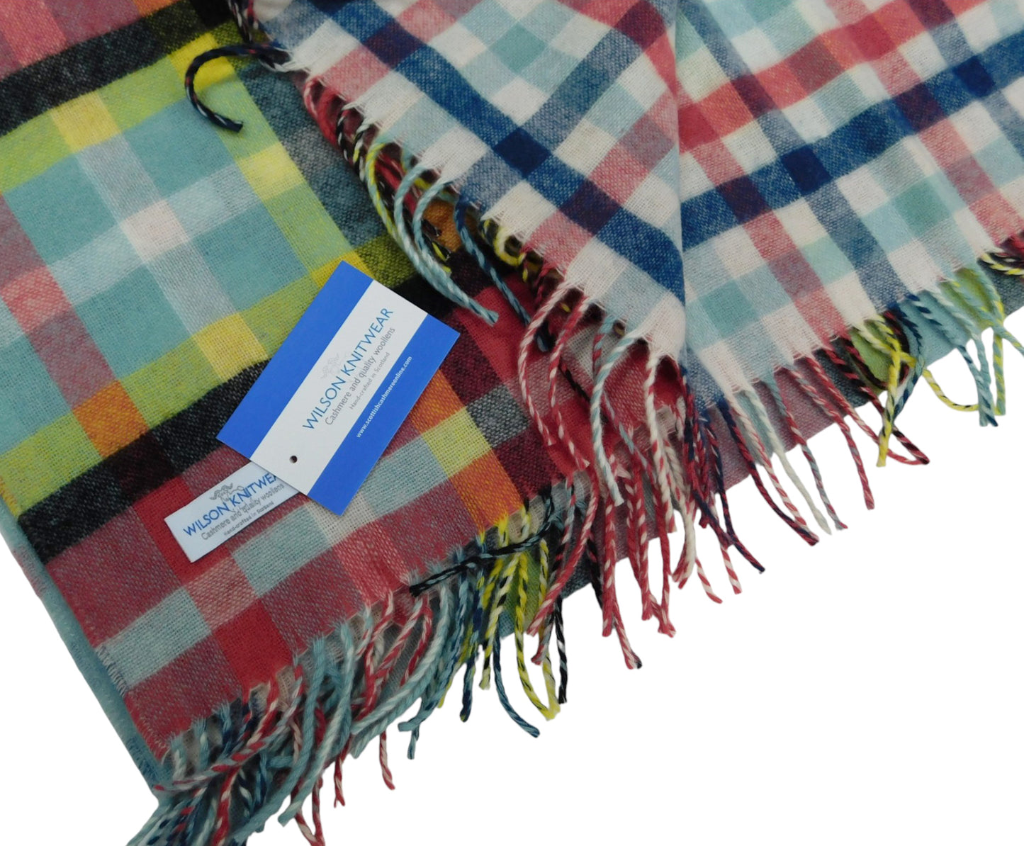 Reversible Lambswool Stole / Wrap — Woven in the Scottish Highlands