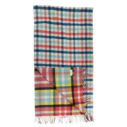 Reversible Lambswool Stole / Wrap — Woven in the Scottish Highlands