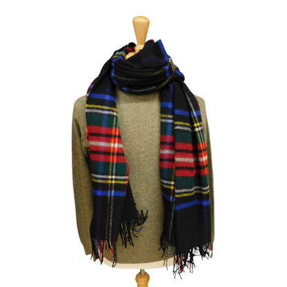 Lambswool Tartan Stole / Wrap — Woven in the Scottish Highlands