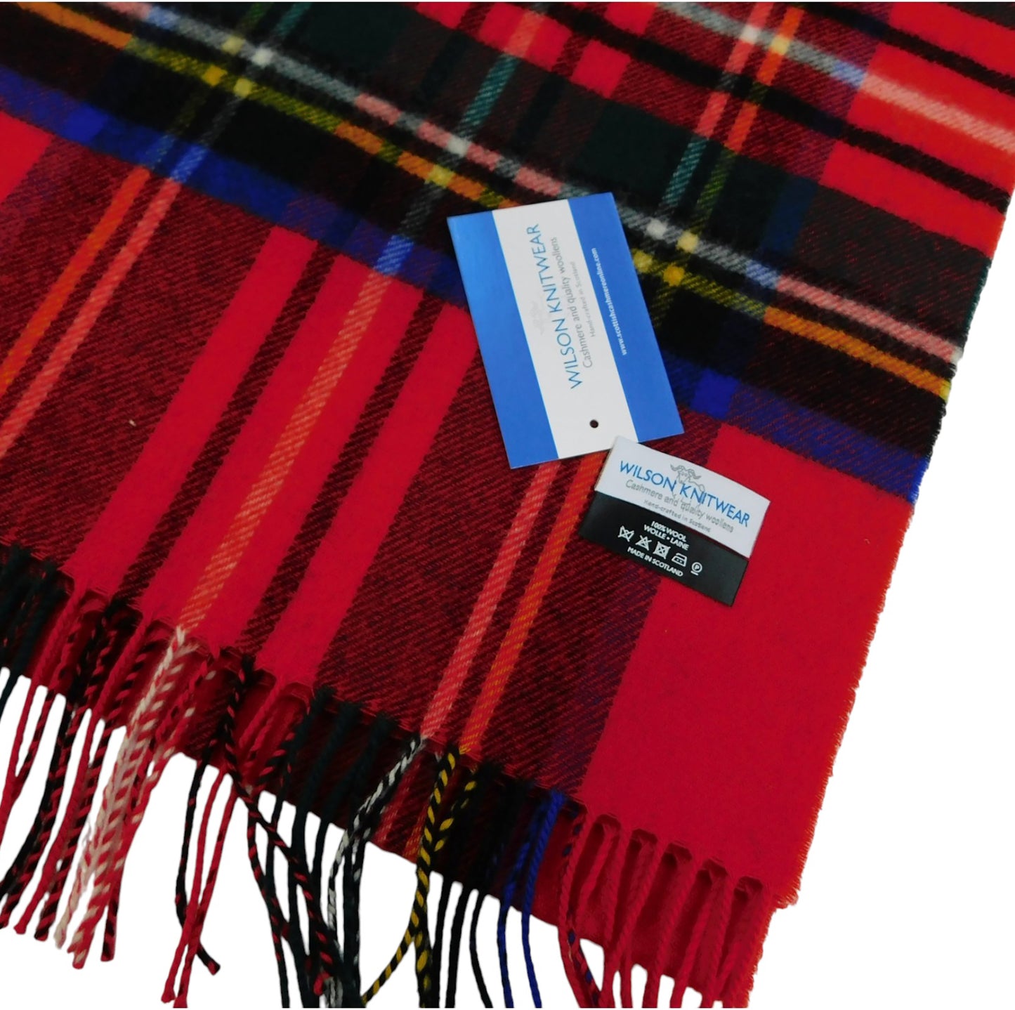Lambswool Tartan Stole / Wrap — Woven in the Scottish Highlands