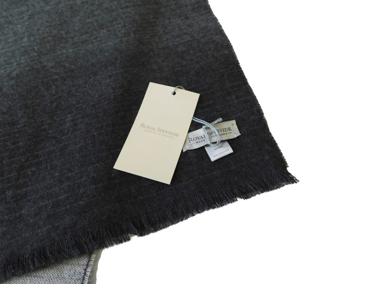 Pure Lambswool Lightweight Woven Scarf - Selection of Ombre and Plain Colours available - Hand-crafted in Elgin, Scotland