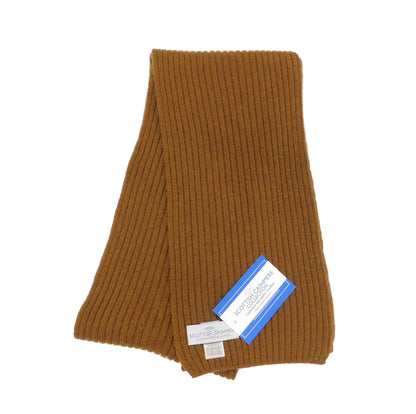 Pure Cashmere Ribbed Knit Scarf — Unisex | Handcrafted in Hawick | Reds, Pinks, Lilacs and Oranges