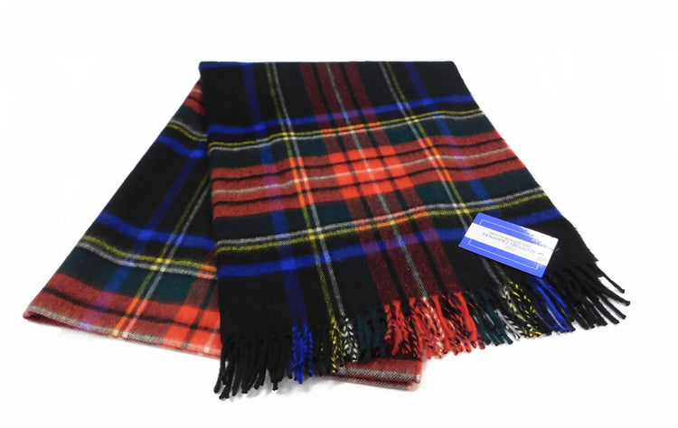 Pure Cashmere Tartan Wrap / Stole - The ultimate in luxury - Woven in Scotland